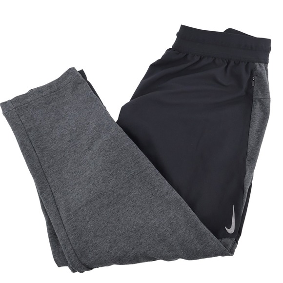 Nike Other - Nike‎ Yoga Dri-FIT Loose Fit Pants Black Grey Joggers Mens Large
